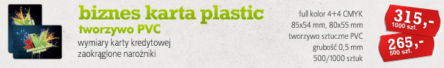 Biznes Karta Plastic